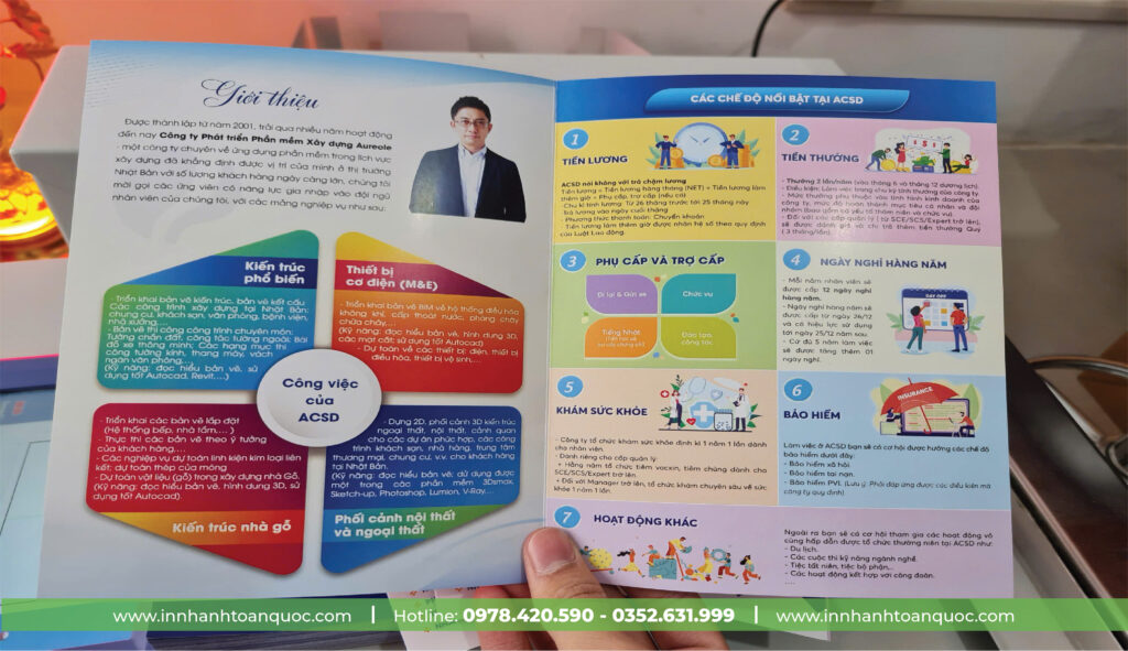 In Tờ Gấp Giới Thiệu Công Ty