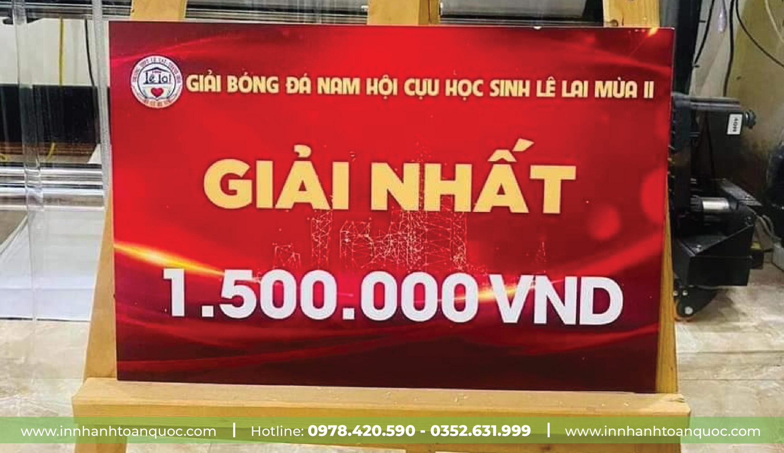 In Bảng Trao Giải
